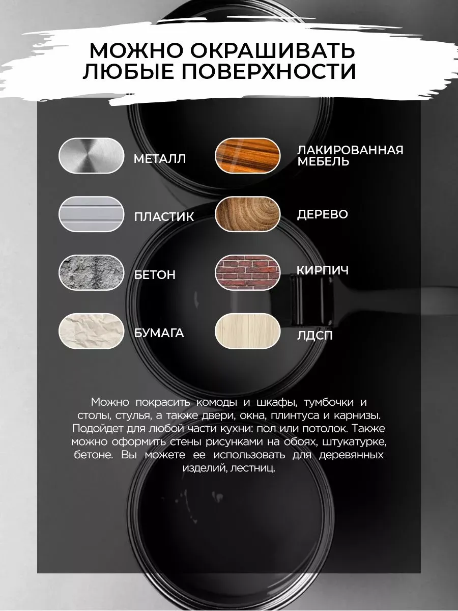 Меловая краска для мебели и декора,белая матовая фото 6