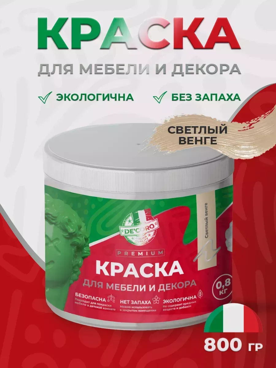 Краска для мебели и декора, матовая