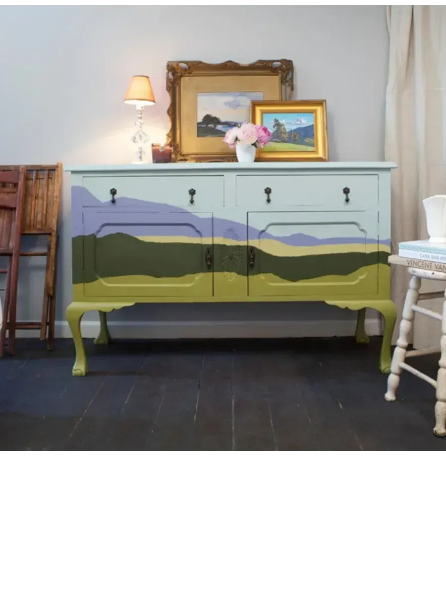 Краска для мебели без запаха по дереву матовая фисташковая фото 5