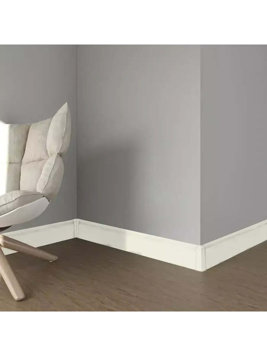 Краска для плинтуса,белая матовая фото 5