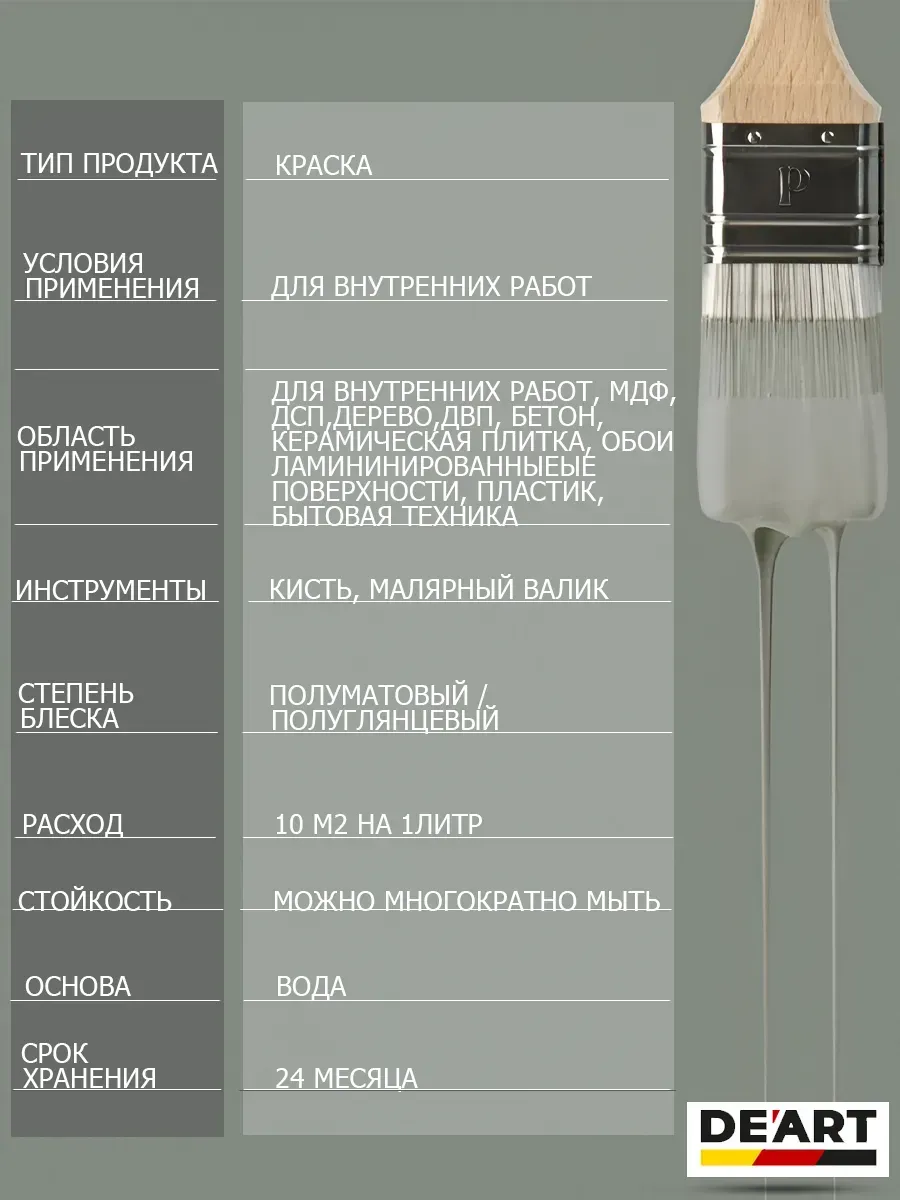 Краска для пола серый 1 кг фото 3