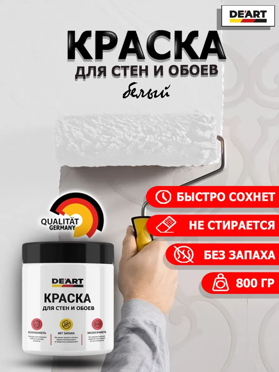 Краска для стен и обоев