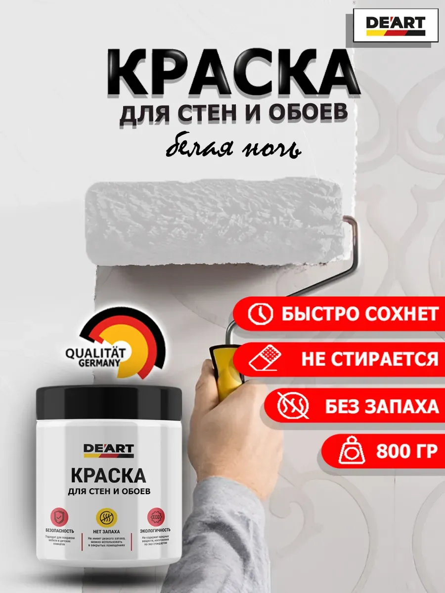 Краска для стен и обоев