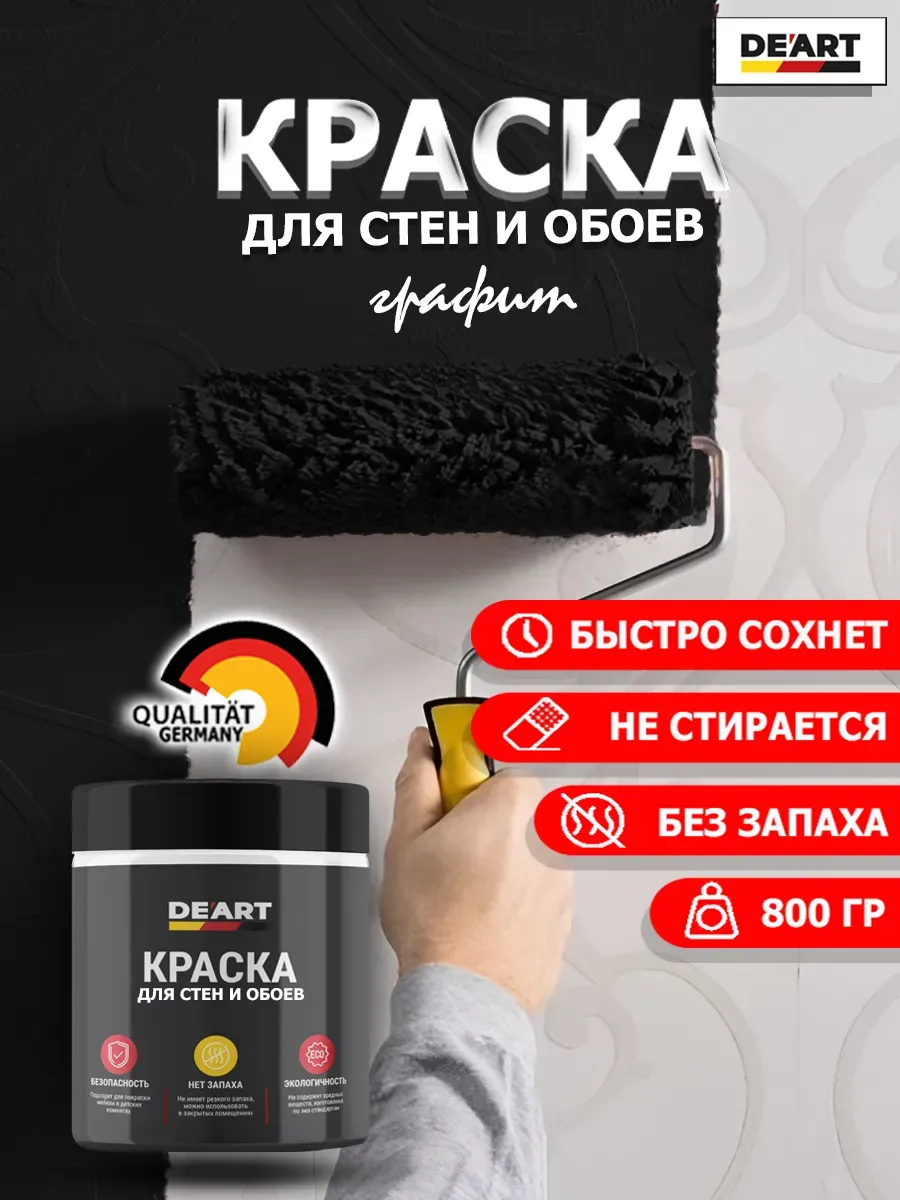 Краска для стен и обоев