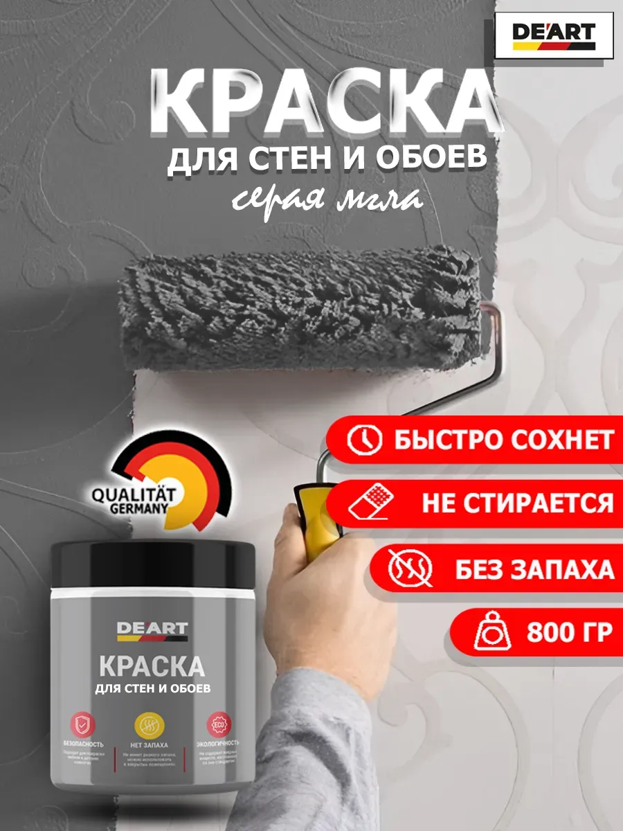 Краска для стен и обоев