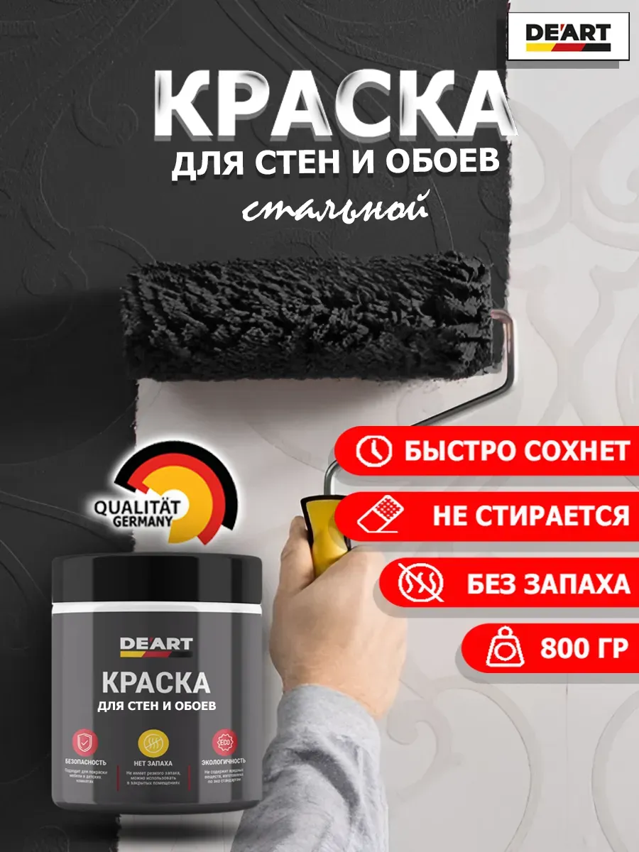 Краска для стен и обоев