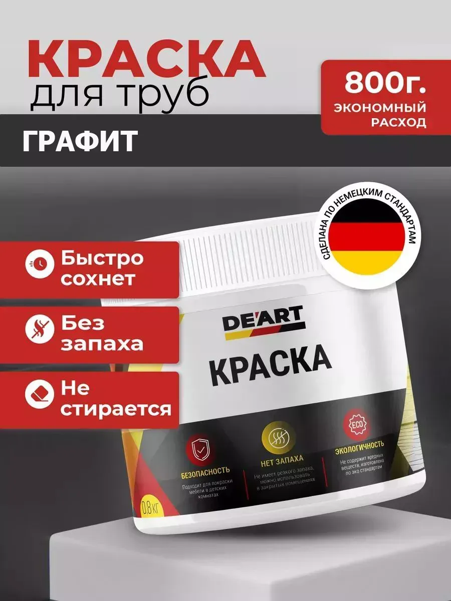 Краска для труб графит