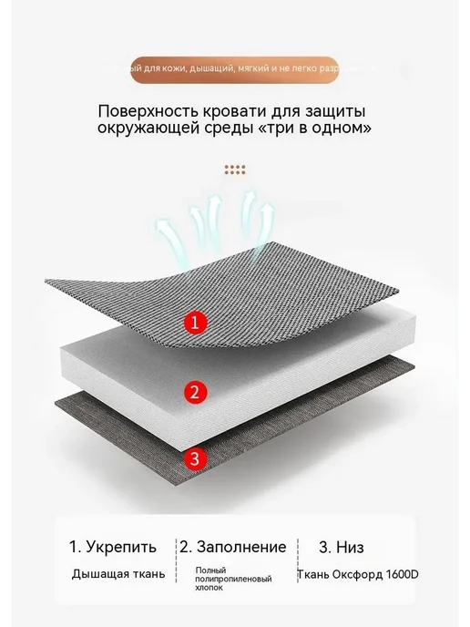 Раскладушка 75х190х30см стальная до 250кг Серый, 250 кг, фото 4