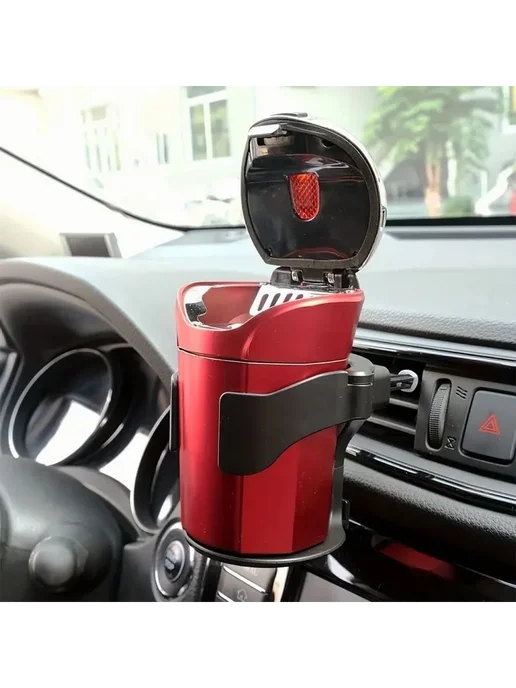 Подстаканник в авто черный ABS пластик 1 шт, 1 шт
