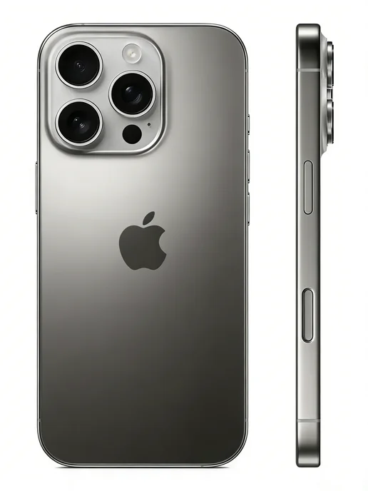 Смартфон Apple iPhone 15 Pro 128 ГБ, серебристый, фото 4
