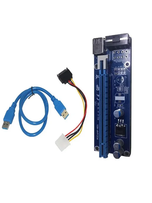 Кабель USB 3.0 удлинитель PCI-E 1x 16x SATA, вариант, фото 2