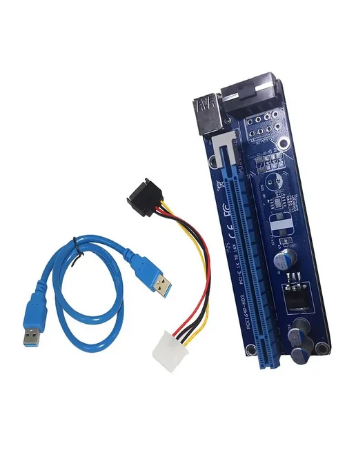 Кабель USB 3.0 удлинитель PCI-E 1x 16x SATA, вариант, фото 4