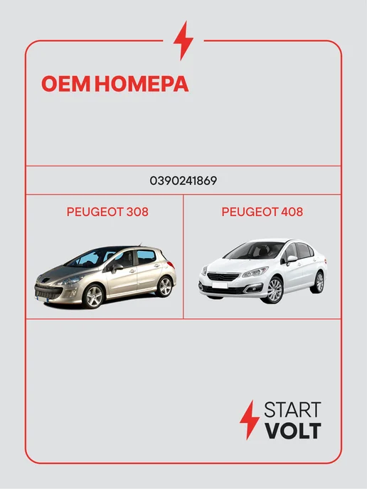 STARTVOLT Мотор стеклоочистителя Peugeot 308 408 передний, вариант, фото 2