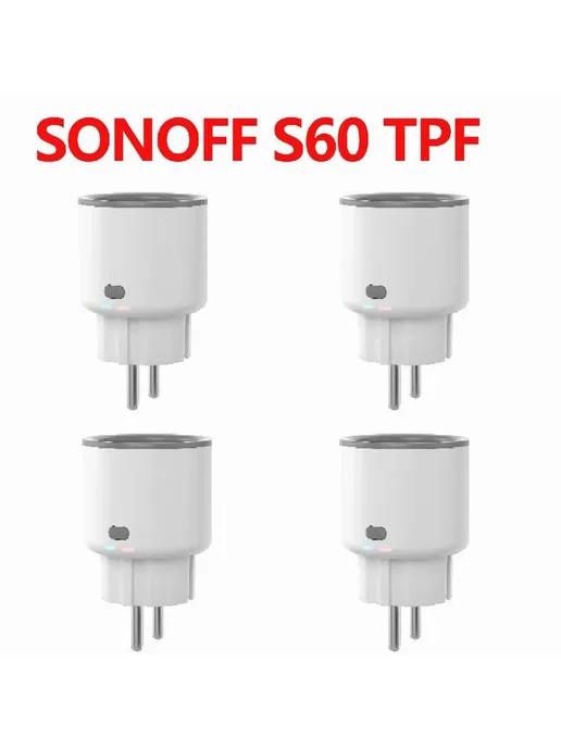 Умная WiFi розетка Sonoff S60TPF, 16А, белый Sonoff, белый, фото 2