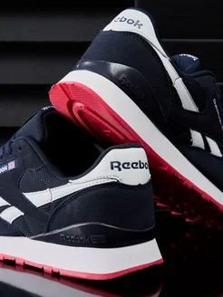 Кроссовки мужские Reebok. Цвет синий. Вид 3.