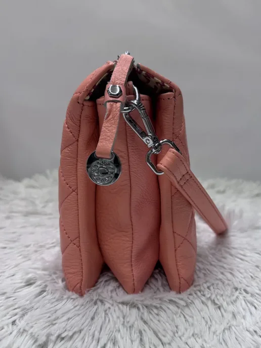 Larana Сумка кросс-боди женская из натуральной кожи, оранжевый, фото 8