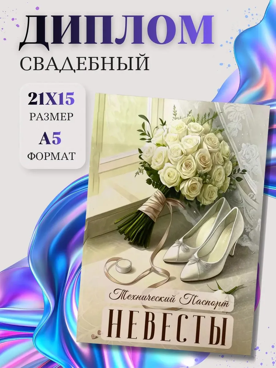 Свадебный диплом Технический паспорт невесты