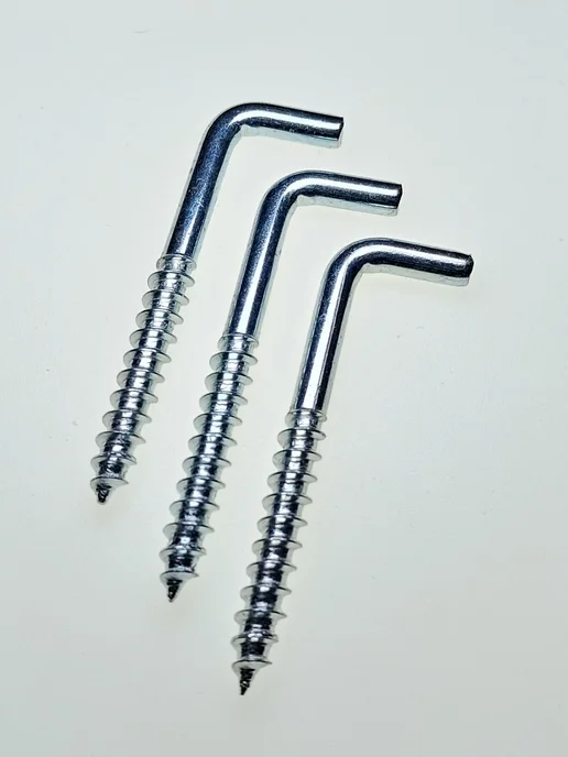 Konung Tools Шуруп костыль крючок 8х80 мм (50 шт.), 8x80 мм, 50 шт, фото 6