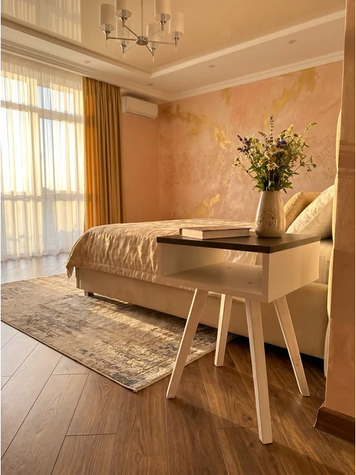 ScandiEcoWood Тумба прикроватная дизайнерская - Тапер 350, белый, фото 7