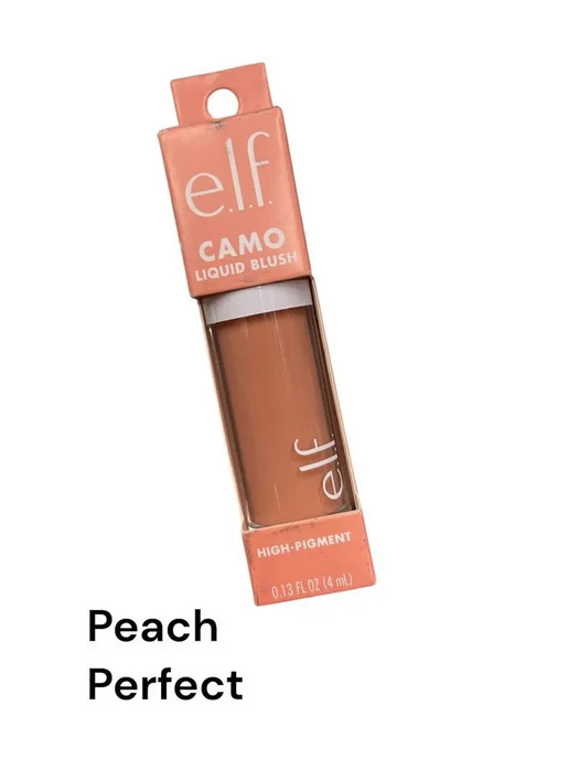 ДУНЯ81 Жидкие румяна elf peach perfect, оранжевый, фото 6