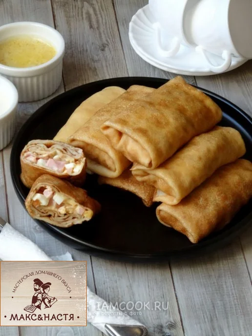 Макс&Настя Блинчики с курицей и грибами замороженные 300г, 300 г, фото 7