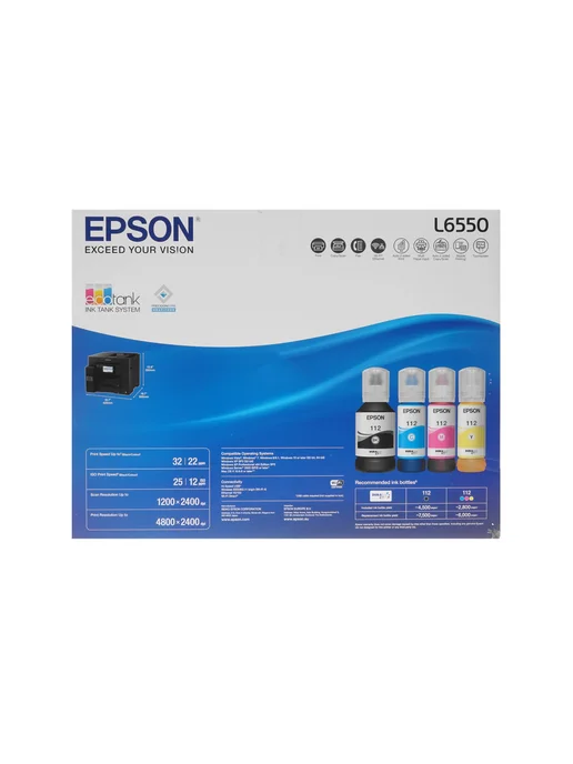 Epson МФУ L6550 фабрика печати, факс,Wi-Fi, черный, фото 8