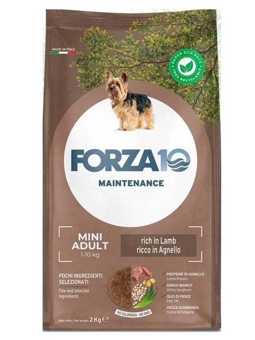 Сухой корм Forza 10 Maintenance для собак, мелкие, ягненок, 2 кг