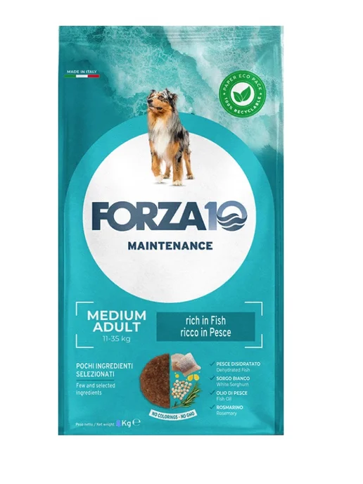 Сухой корм Forza 10 Maintenance для собак, средние, рыба, 2 кг