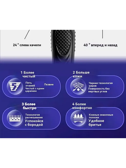 Сменные кассеты для бритья, 4 шт Единиц в одном товаре 4, 4 шт, фото 5
