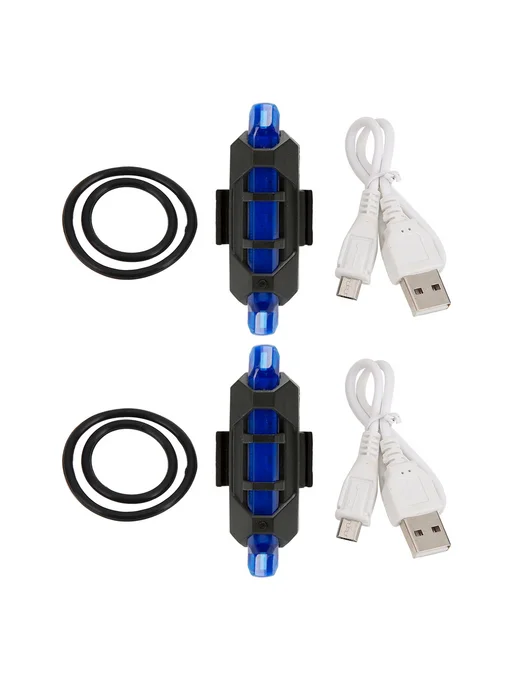 2шт LED габарит для электросамокатов M365 Pro, синий, 2 шт