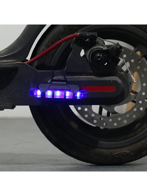 2шт LED габарит для электросамокатов M365 Pro, синий, 2 шт, фото 2