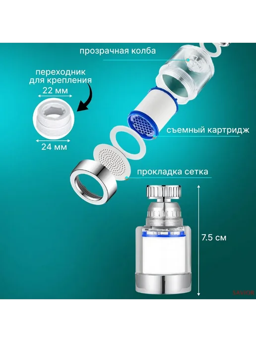 Фильтр-кувшин Белый серый 5 катриджей, белый, фото 3