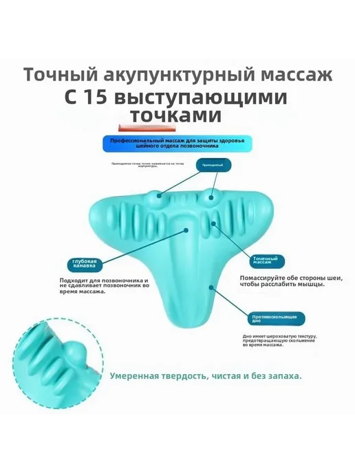 Болстер для йоги подушка для тренировок, синий (T662), синий, фото 3
