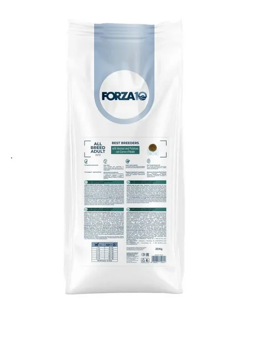 Сухой корм Forza 10 All Breeds для собак, оленина, 20 кг