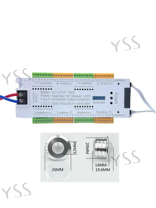 Контроллер управления светом 12 24В 500Вт IP20 32 канала, 500 Вт, фото 8