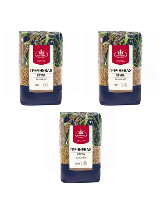 Агро-Альянс Крупа гречневая Экстра 900 г, 3шт, 900 г, 3 шт