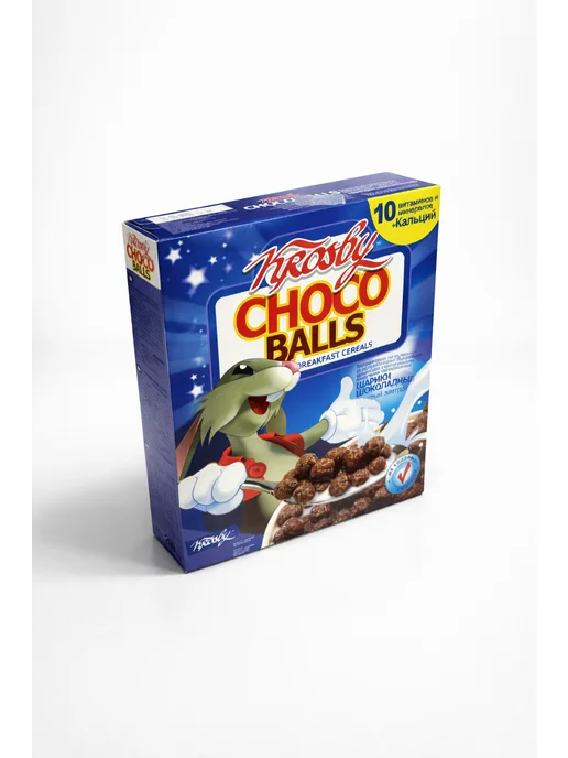 нестле Krosby Choco Balls шоколадные шарики для завтрака, 200г, 200 г