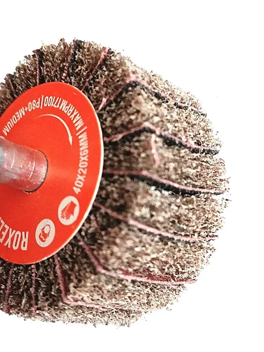 Щетка ROXTOP комбинированная 40мм Р80, вариант, фото 2