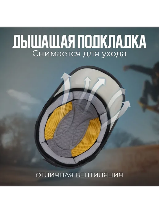 Защитный шлем Чёрный матовый, черный, фото 3