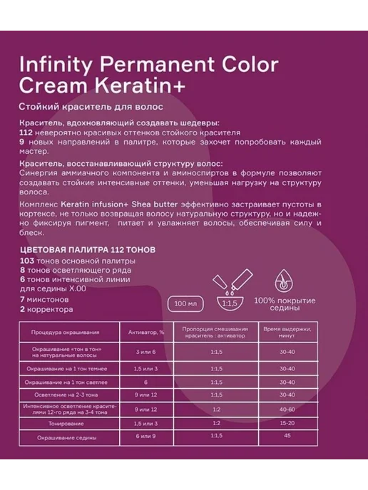 Concept Professional Окислитель Concept Infinity Activator 6% 1000 мл, 6%, фото 2