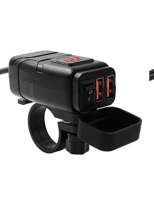 USB зарядка для Р. 14*3.4*15.2 Цв. красный, 14x3.4x15.2