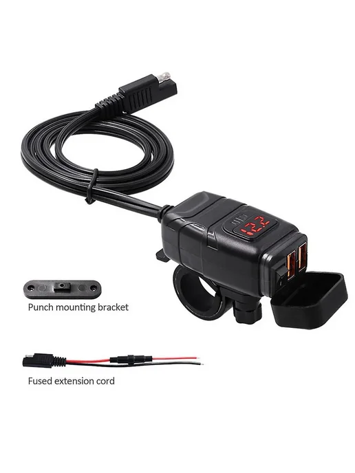USB зарядка для Р. 14*3.4*15.2 Цв. красный, 14x3.4x15.2, фото 2