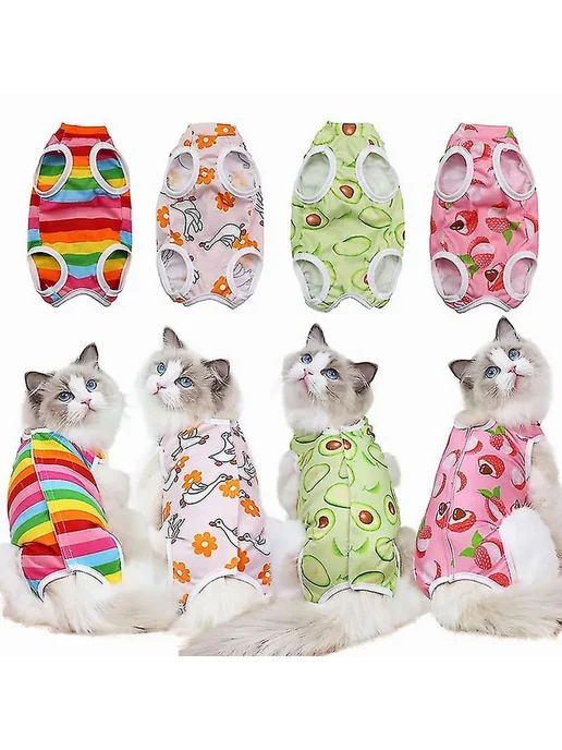 Костюм для кошек после операции Р. M Цв. C, вариант, фото 2