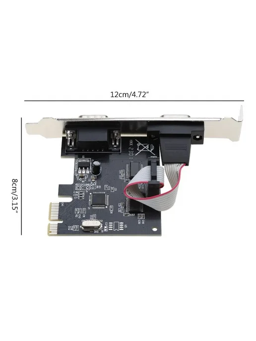 PCI-E к двойной RS232 плате для адаптера PCIe 25 Мбит с, вариант, фото 5