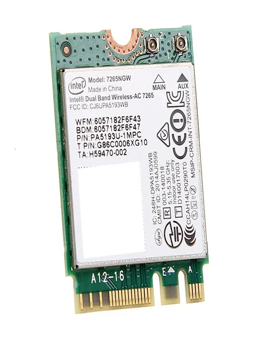 WiFi адаптер 7265NGW 1200 Мбит с, Bluetooth 4.2, M.2, адаптер 7265NGW 1200 Мбит, фото 3