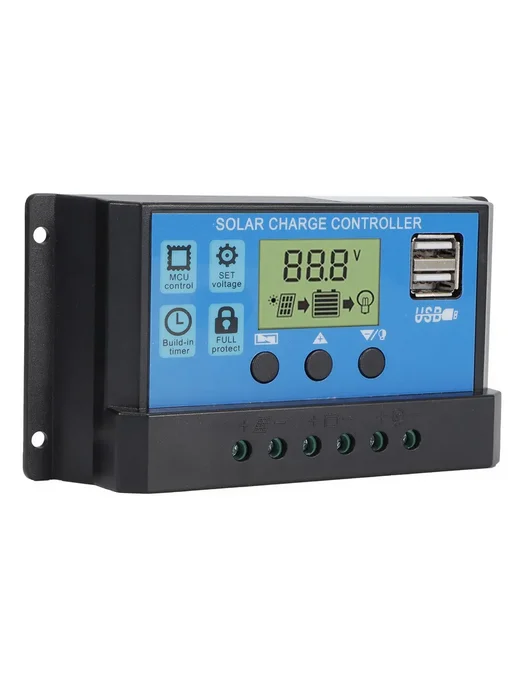 Автономный солнечный контроллер PWM 12 24В 20А, вариант, фото 2