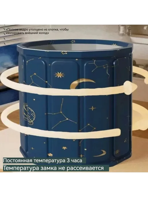 Купель 300л, диаметр 75 см Оксфорд, Полиэстер с ПВХ, 300 л, фото 2