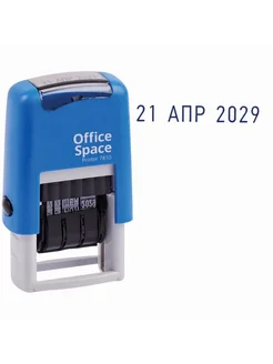 Датер автоматический ленточный OfficeSpace Синий DS21