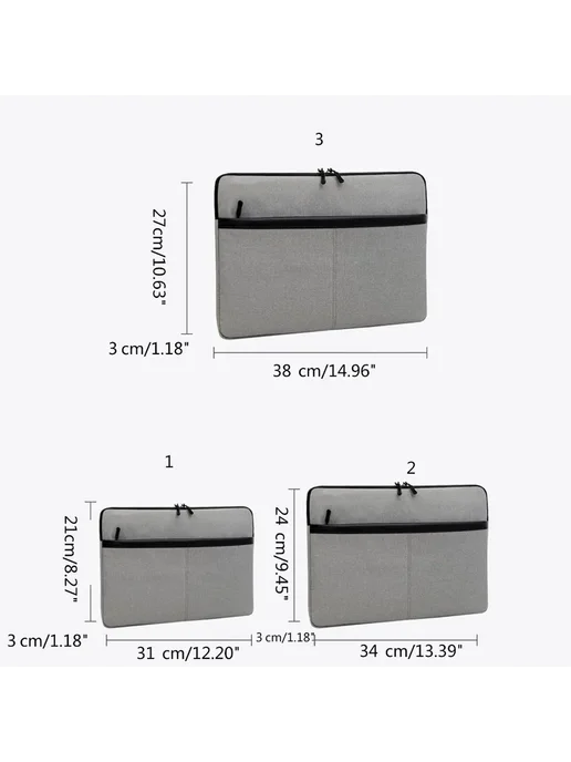 Портфель ESTONE серый 15 дюймов Портфель, черный, фото 5