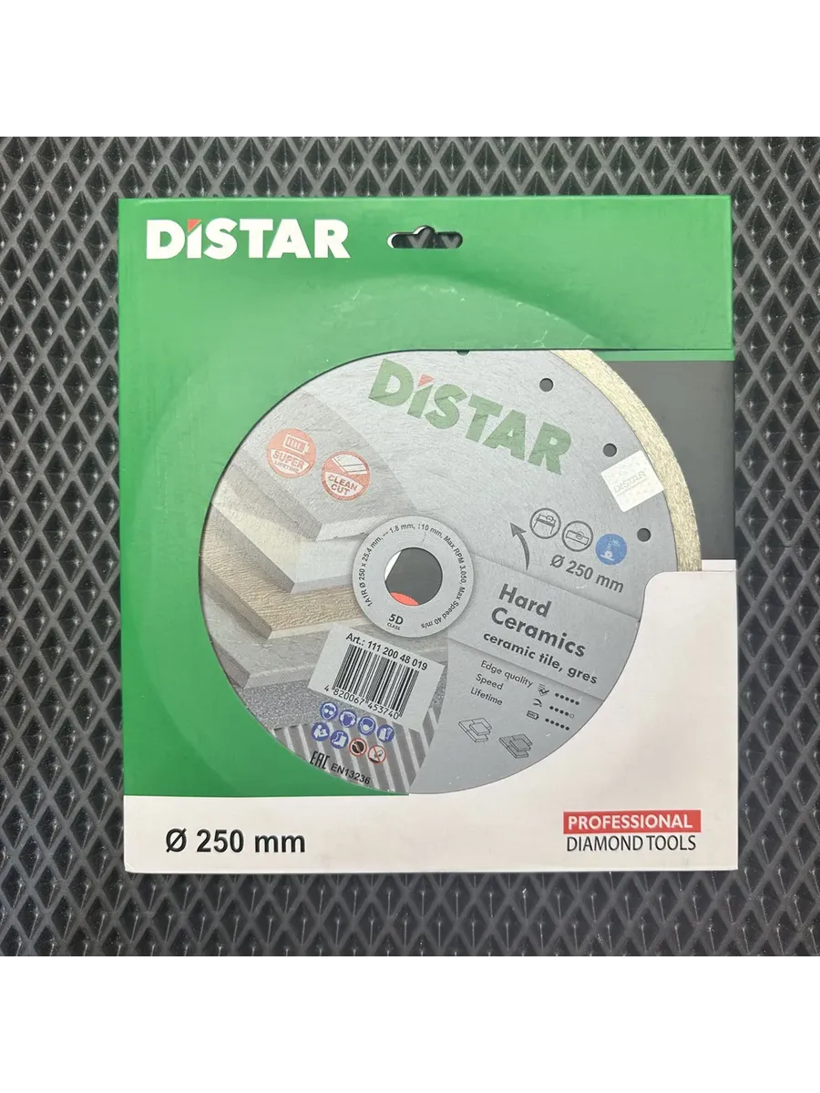 Диск алмазный 250 x 25.4 DISTAR по керамограниту